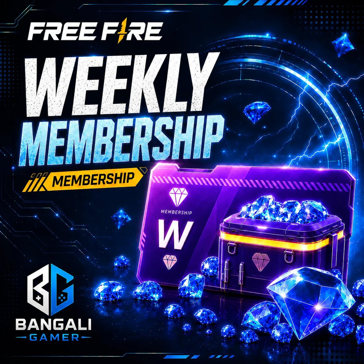Free Fire Weekly Membership BD