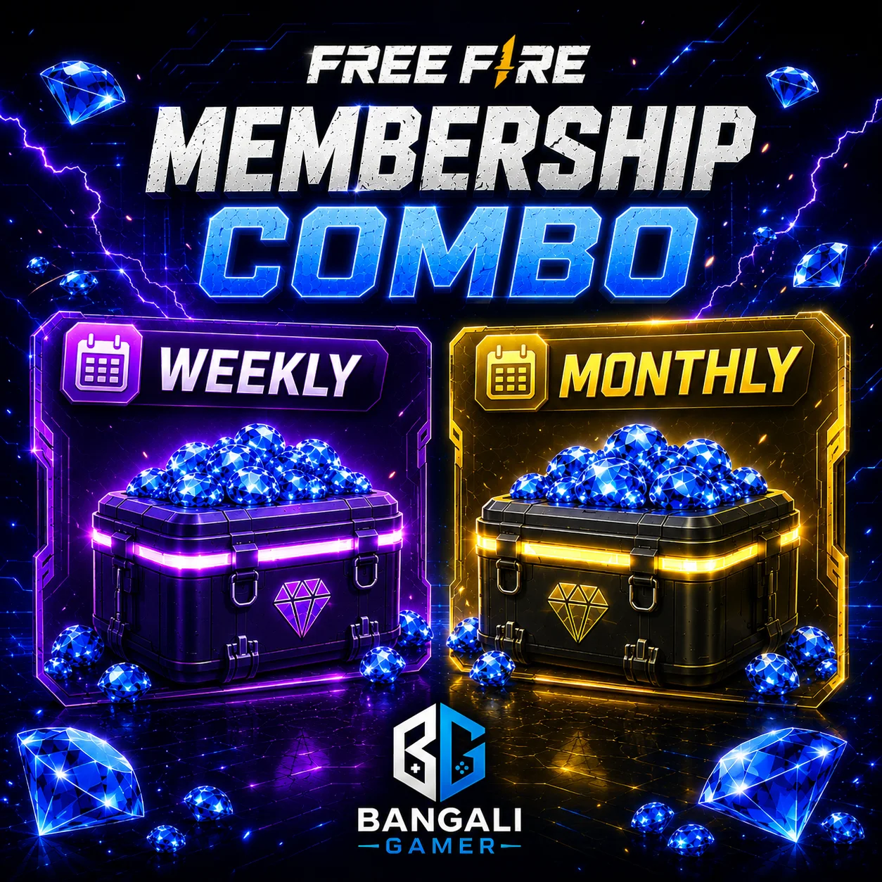 Free Fire Membership Combo Pack BD